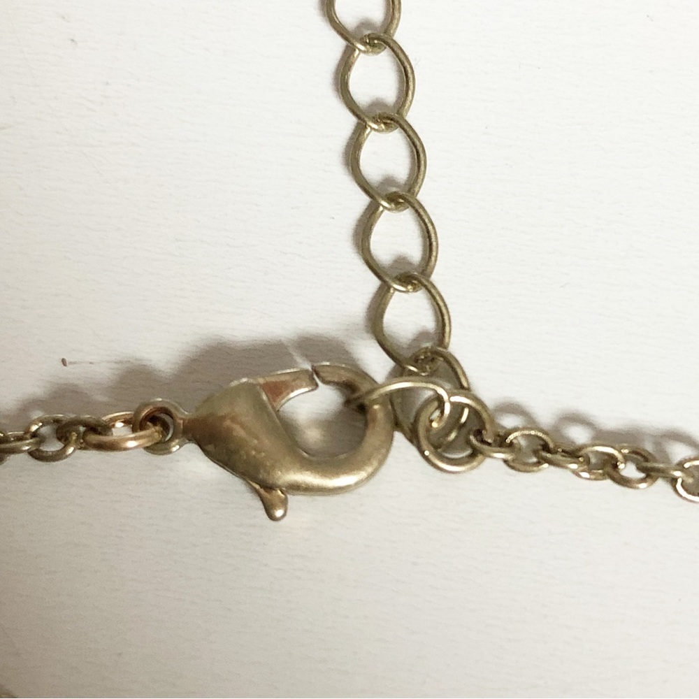 PREMIER DESIGNS River Valley Statement Necklace Gold Tone - Picture 11 of 15